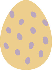 Decoration Easter egg with colorful pattern.