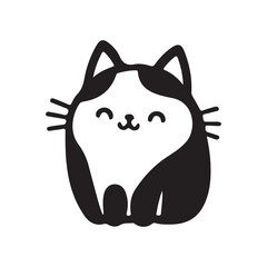 cat silhouette vector illustration