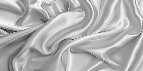 Obraz premium Luxurious Flowing Silver Liquid Metal Artistic Background
