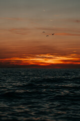 Scenic sunset view over Zadar