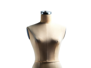 White mannequin torso, perfect for showcasing fashion on a clean background