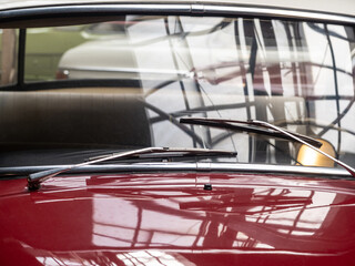 Naklejka premium Retro and vintage old-timer car .