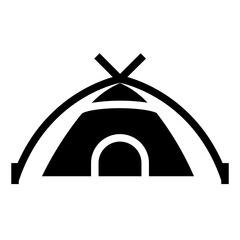 Fototapeta premium tent icon