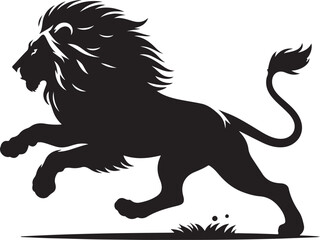 Lion Silhouette Vector Illustration Artwork