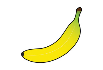 fresh bananas fruits healthy icons