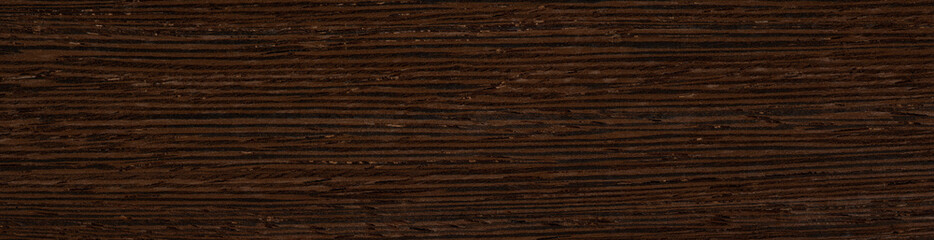 Dark and textured wenge veneer with distinctive linear wood grain
