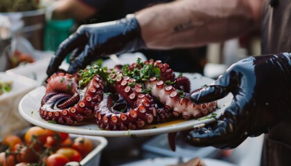 Gourmet Delight: Serving Up Octopus Tapas with a Side of Secrecy