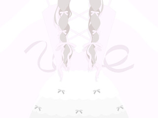 4:3 バレエコアな少女の壁紙⭐︎