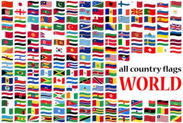 all country flags of the world