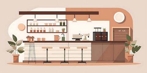 modern kitchen interior