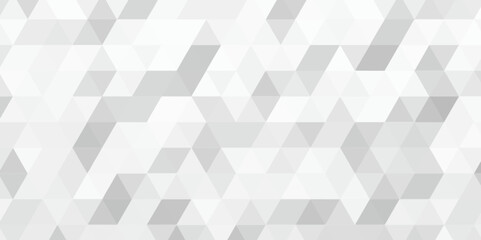 White vector digital technology polygon pattern background .Abstract modern geometric low poly pattern .white polygon mosaic technology background design .