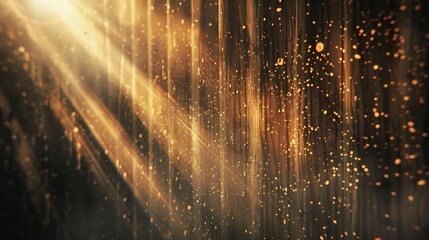 Old-school cinema screen background with dust specks and light beam leaks from the projector. 