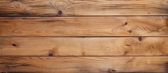Naklejka premium The background of a wooden board with a natural wood texture Space for copying Blank for the design