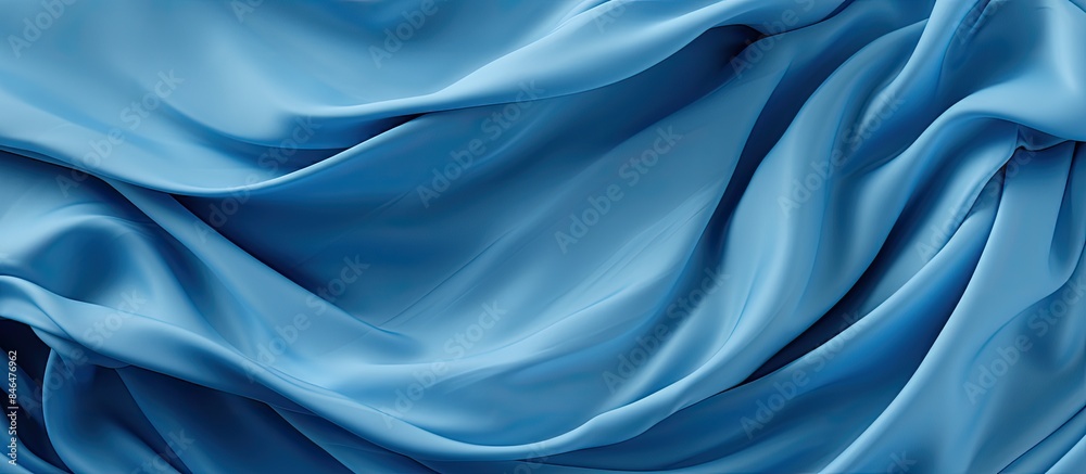 Aufkleber copy space image of a crumpled blue texture providing ample room for text