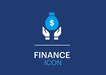 Finance icon in vector format eps 10.