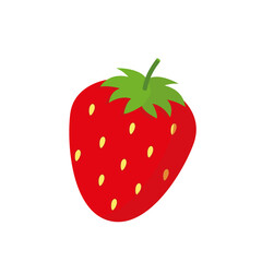 Strawberry vector. free space for text. wallpaper. background. symbol. logo.