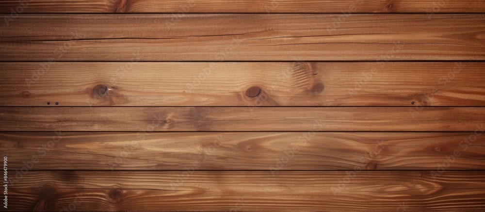 Aufkleber copy space image of a textured background and banner created with long wood planks