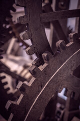 Ancient  clockwork  mechanism and gears