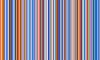 Pattern of vertical stripes, colorful thin and thick lines. Irregular stripe background, vector seamless texture. Abstract striped geometric design in bright colors.
