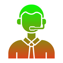 Call Center Agent Icon