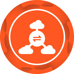 Multi-Cloud Vector Icon