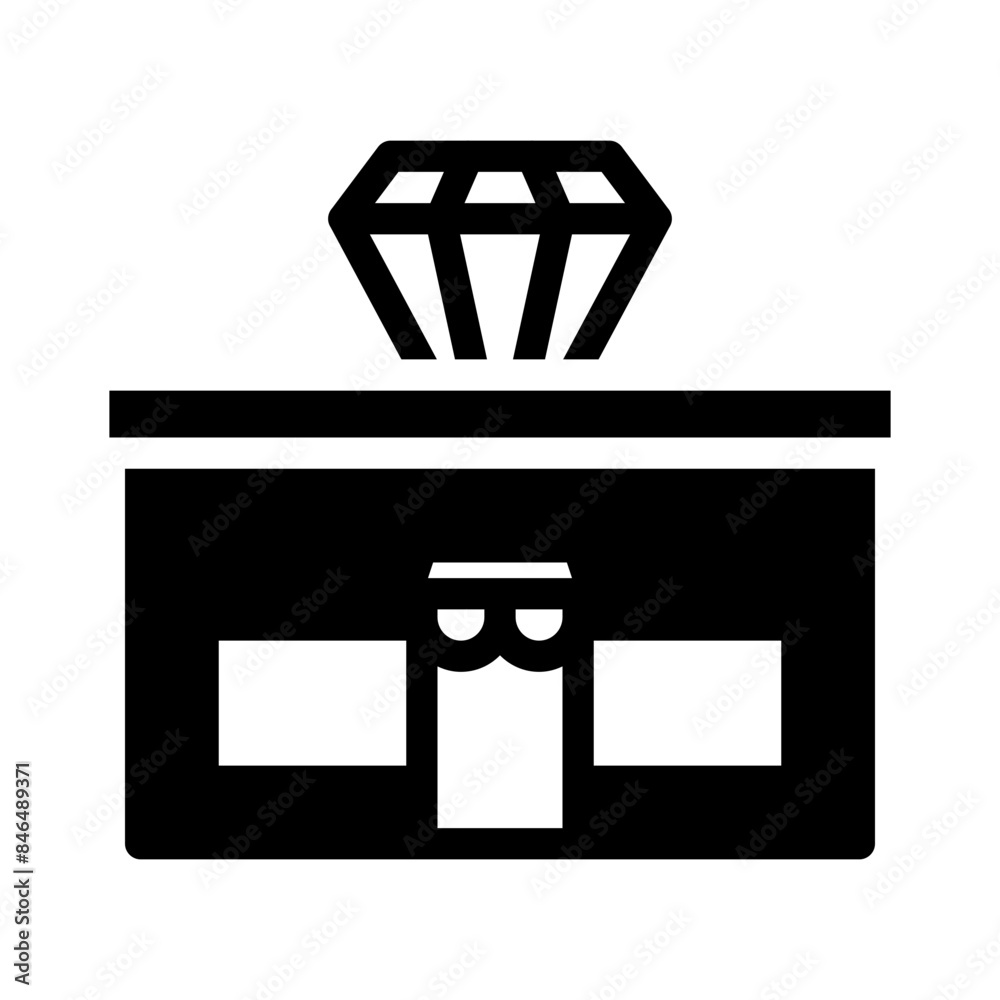 Poster jewelry shop icon - Posters