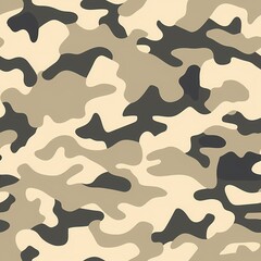 Fototapeta premium Simple Camouflage seamless pattern in Desert. Military camouflage. illustration formats 4096 x 4096