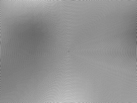 Halftone dotted background. Pattern with circles, dots. Design for web banners, Wallpaper, sites. Vector illustration. Pop art style Black and white colour. Comic book pattern