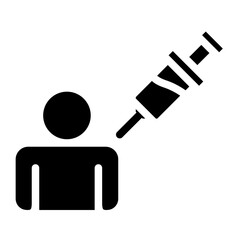 vaccine injection icon