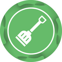Snow shovel Vector Icon