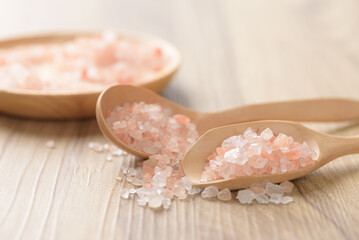 Pink himalayan salt for cooking or spa treatment