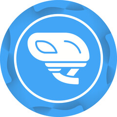 Smart Bike Helmet Vector Icon