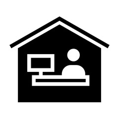 work from home icon