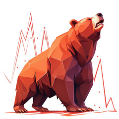 Bear stock market, a condition in which stock prices continue to fall for a long period of time. Trading volume is also small. It is like the slow movement of a bear.