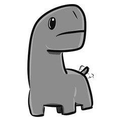cartoon Dino pole