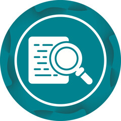 Document Search Vector Icon