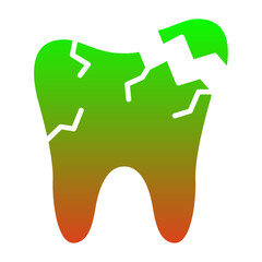 Broken Tooth Icon