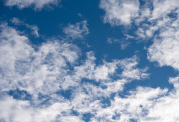 pattern blue day sky with white clouds