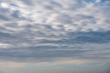 pattern blue day sky with white clouds