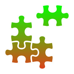 Obraz premium Puzzle Icon