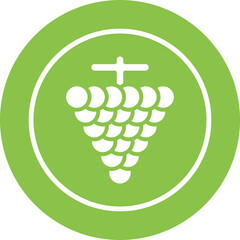Grapes Vector Icon