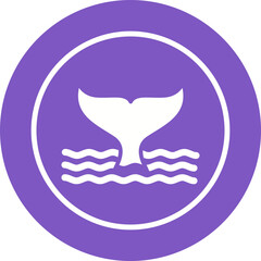 Whale Vector Icon