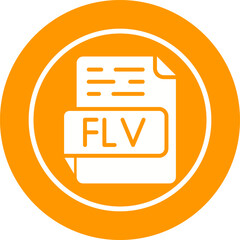 FLV Vector Icon