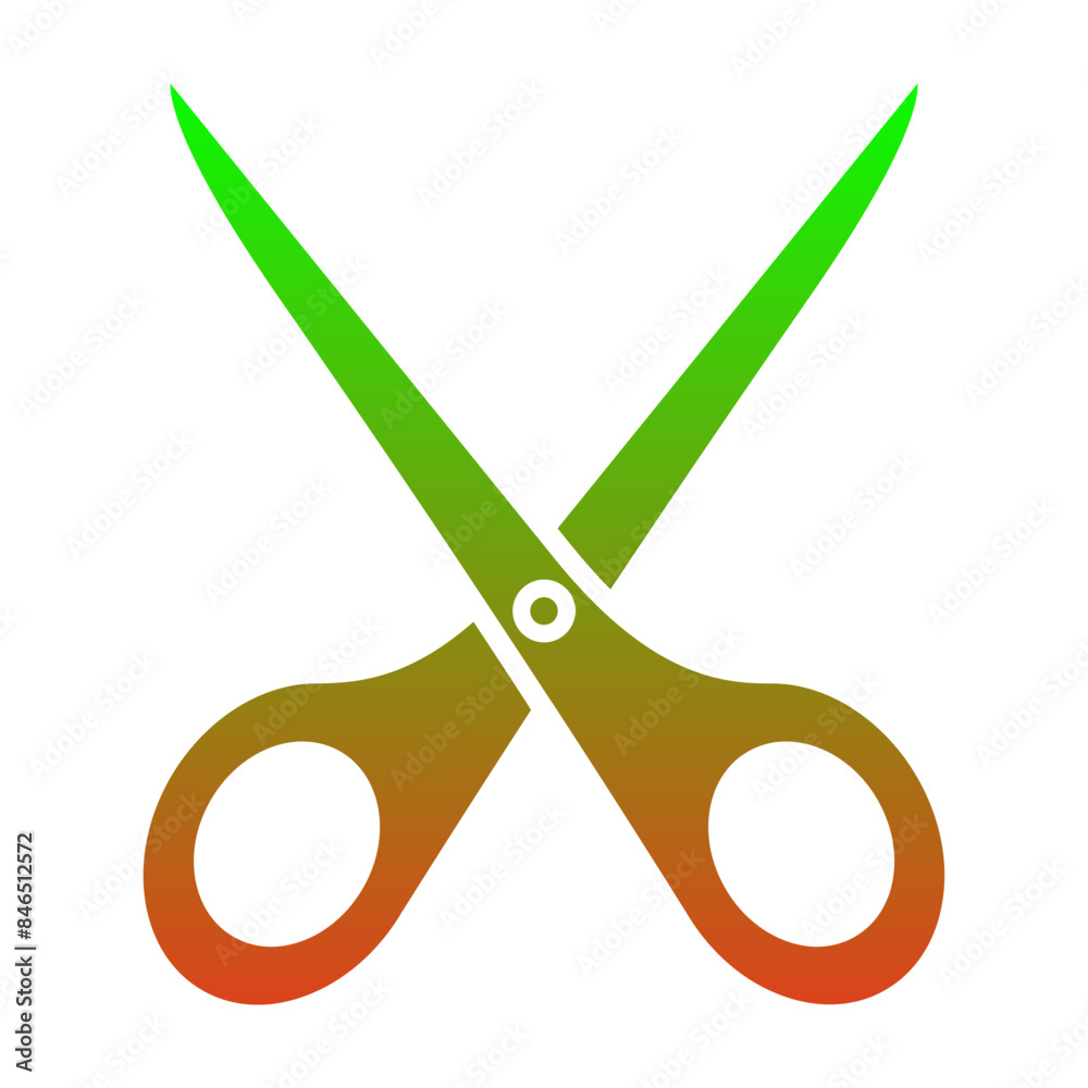 Poster scissor icon