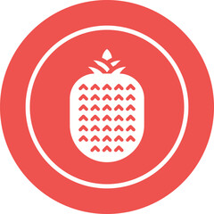 Pineapple Vector Icon