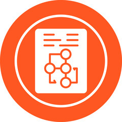 Document Workflow Vector Icon