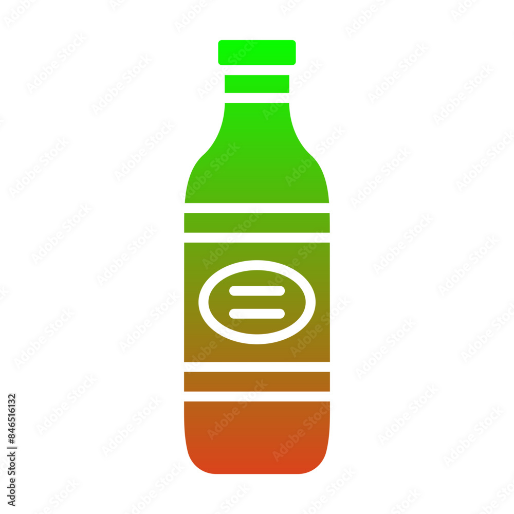 Sticker bottle icon