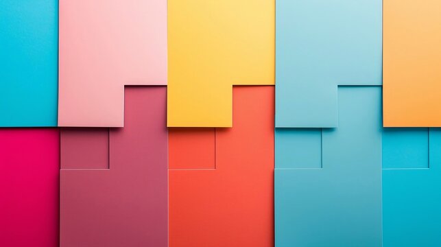 Strisce di colori sovrapposte
