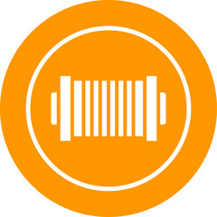 Cable Spool Roller Vector Icon