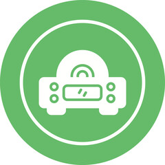 Cd Player Vector Icon